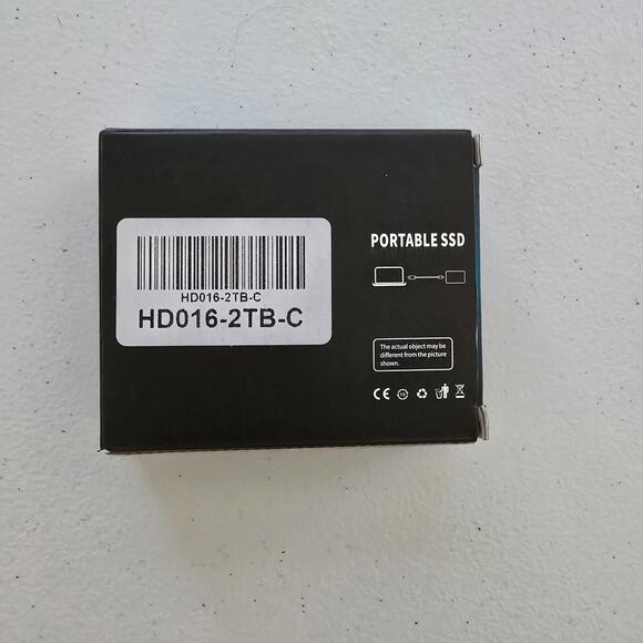 2TB Portable SSD External Solid State Drive Type-C USB 3.1 Blue NIB - Picture 3 of 10